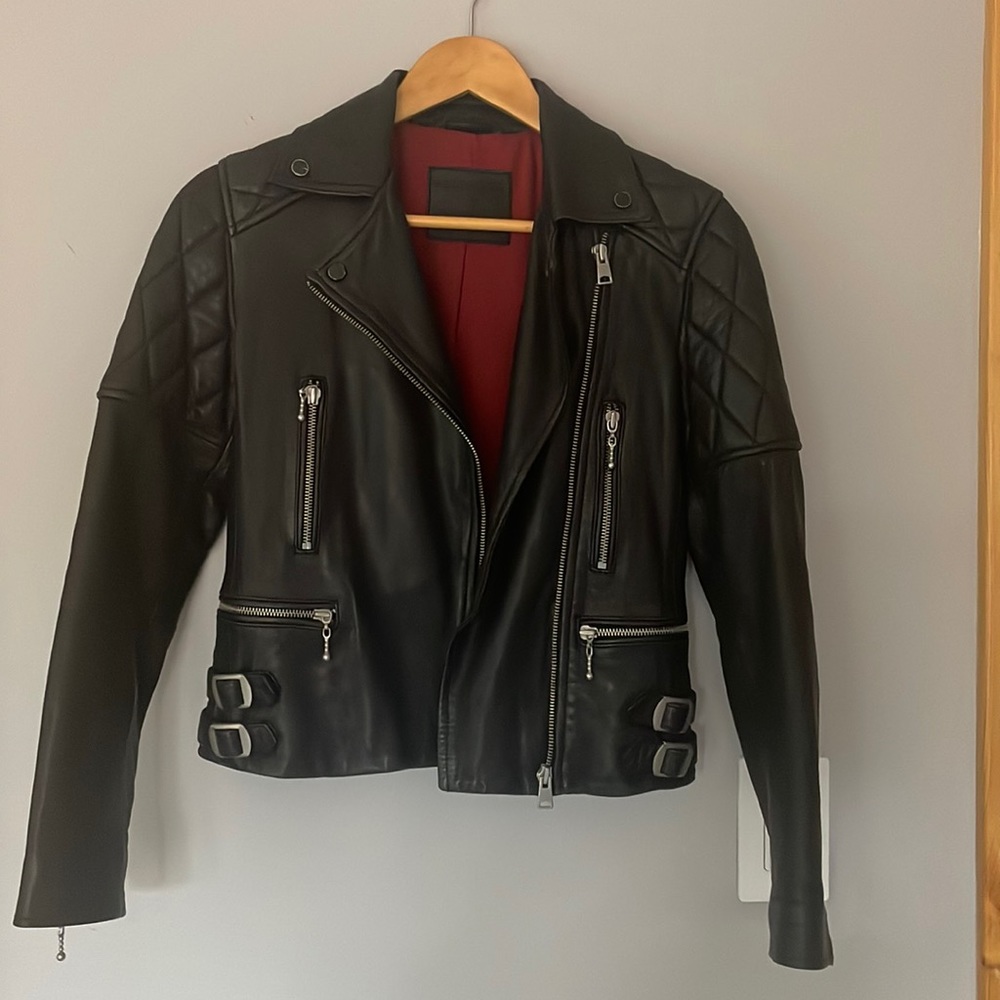 All Saints leather Jacket